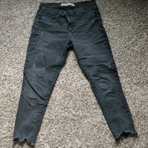 Gap jeans with frayed hem